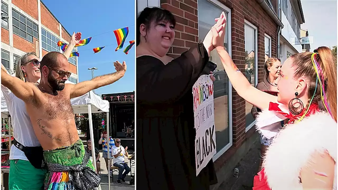 Fest, farver og highfives: Se billederne fra Holstebro Pride