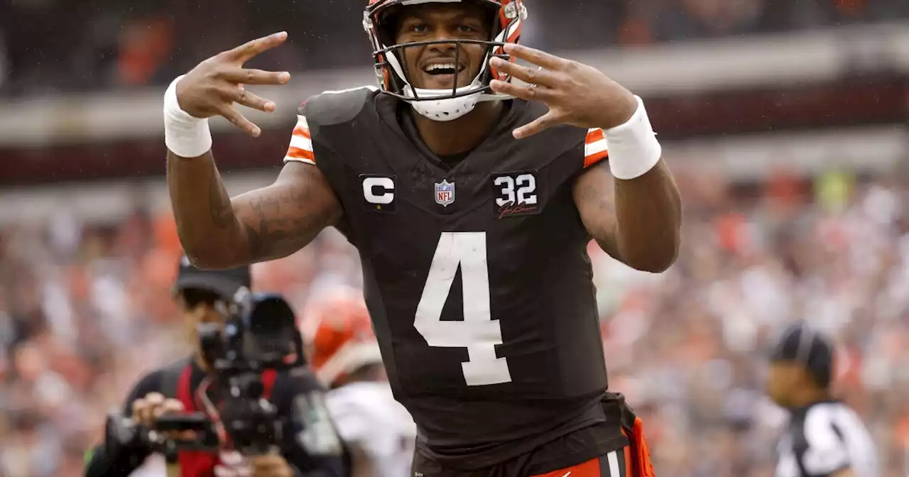 WATCH: Browns QB Deshaun Watson scores first touchdown of 2023 season