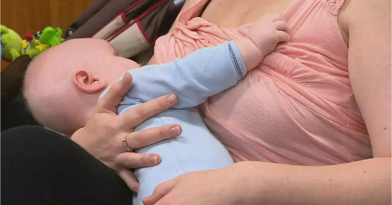 Babies who breastfeed longer have better respiratory health, research claims