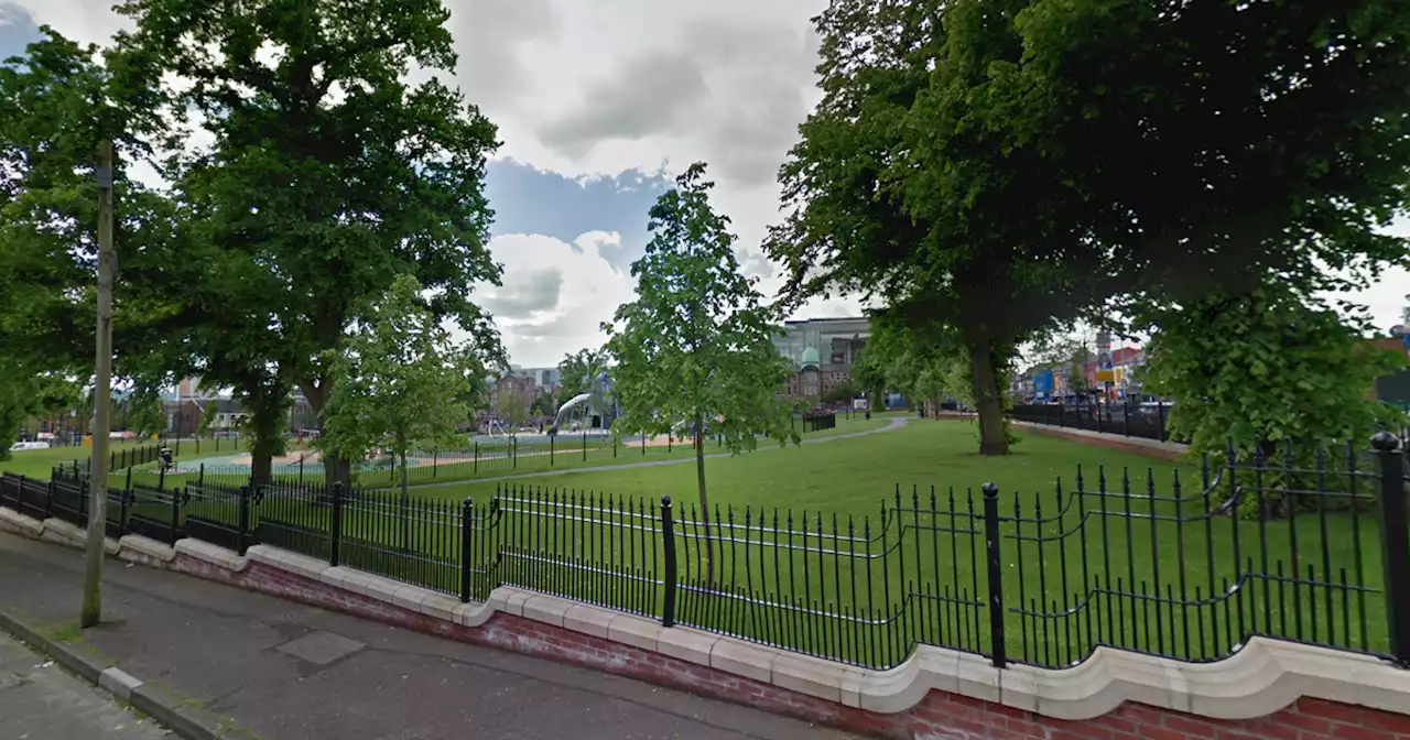 Young people throw fireworks near families at Belfast play park