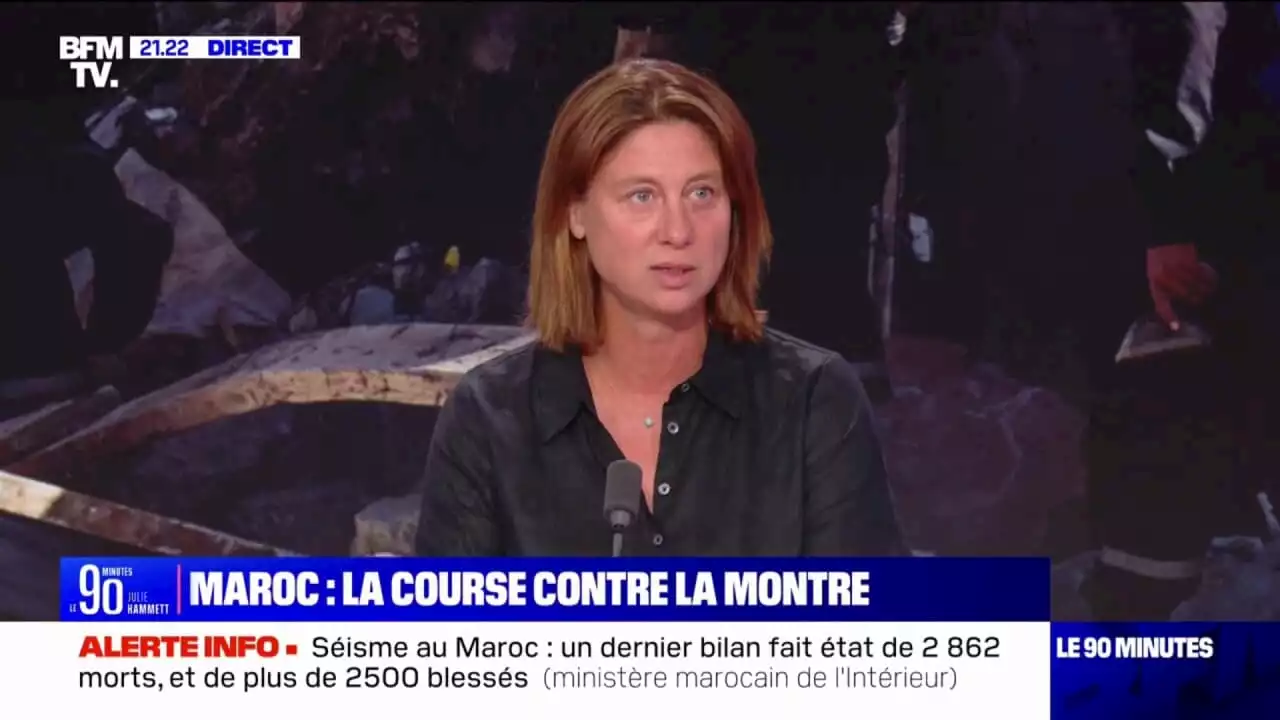 Séisme au Maroc: 'On est en train d'évaluer les besoins', indique Isabelle Defourny (présidente de 'Médecins Sans Frontières France')