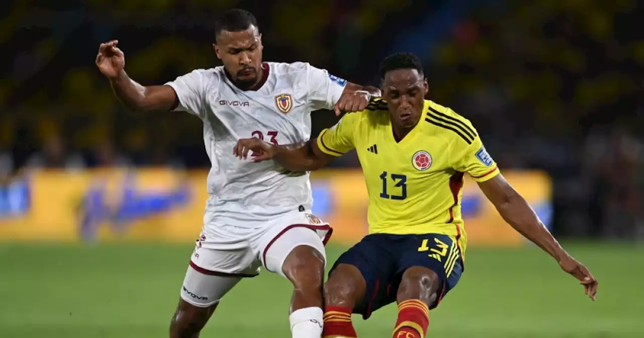 Yerry Mina, entre los mejores jugadores de la primera fecha de Eliminatorias