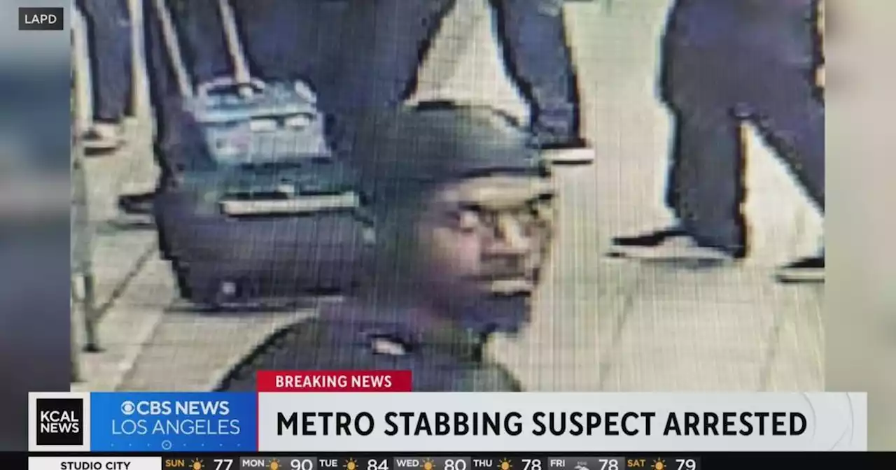 Police arrest suspect in stabbing death of man on Metro Red Line