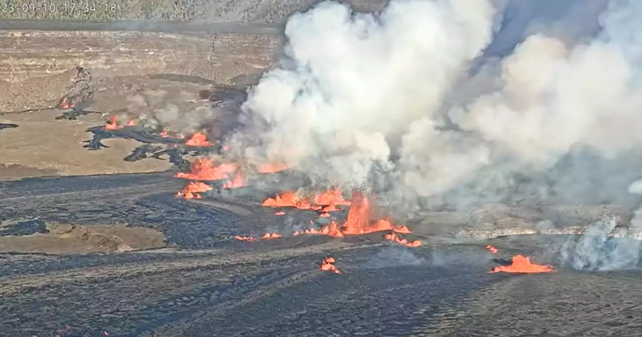 Hawaii's Kilauea erupts for third time this year after nearly two months of quiet