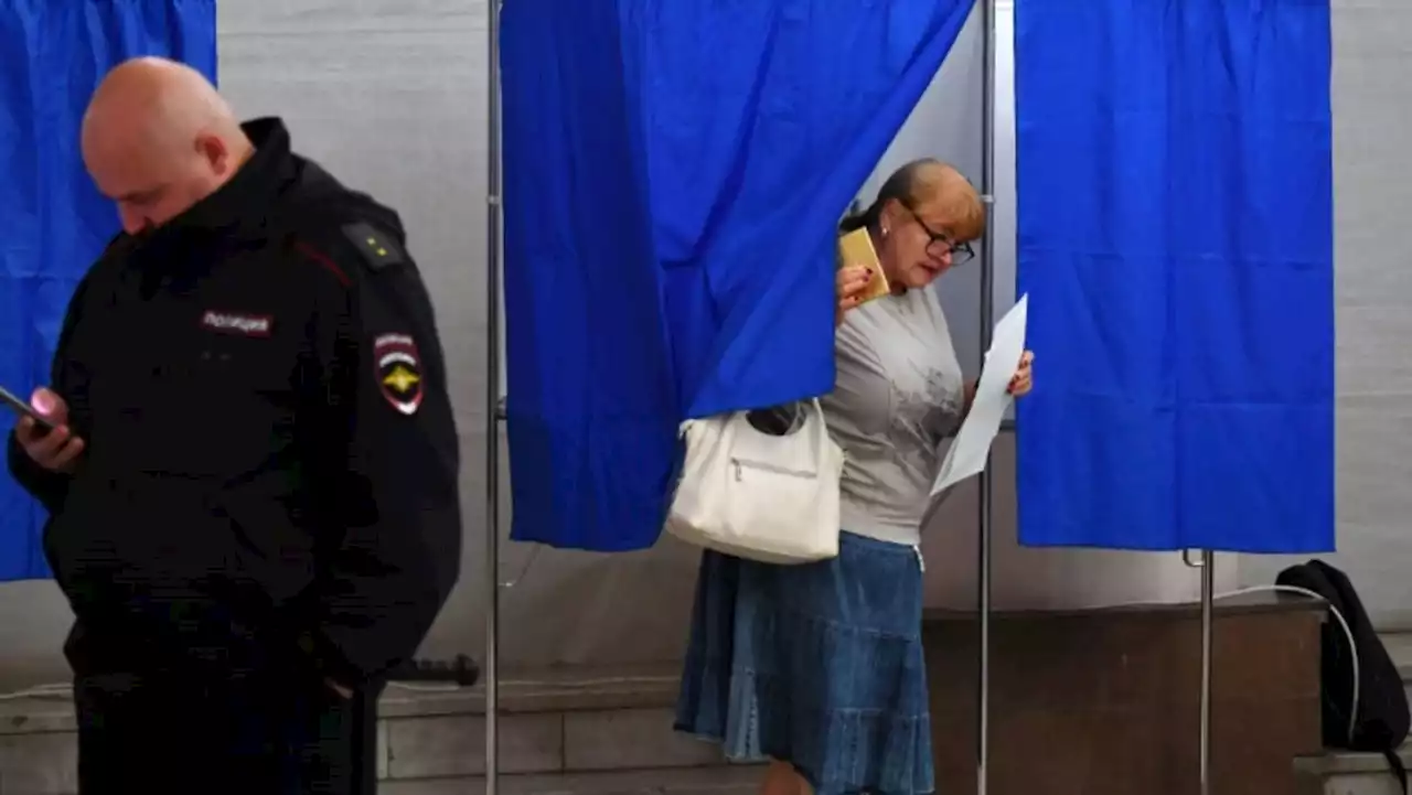 Moscow claims Putin's party leading votes in annexed Ukraine regions