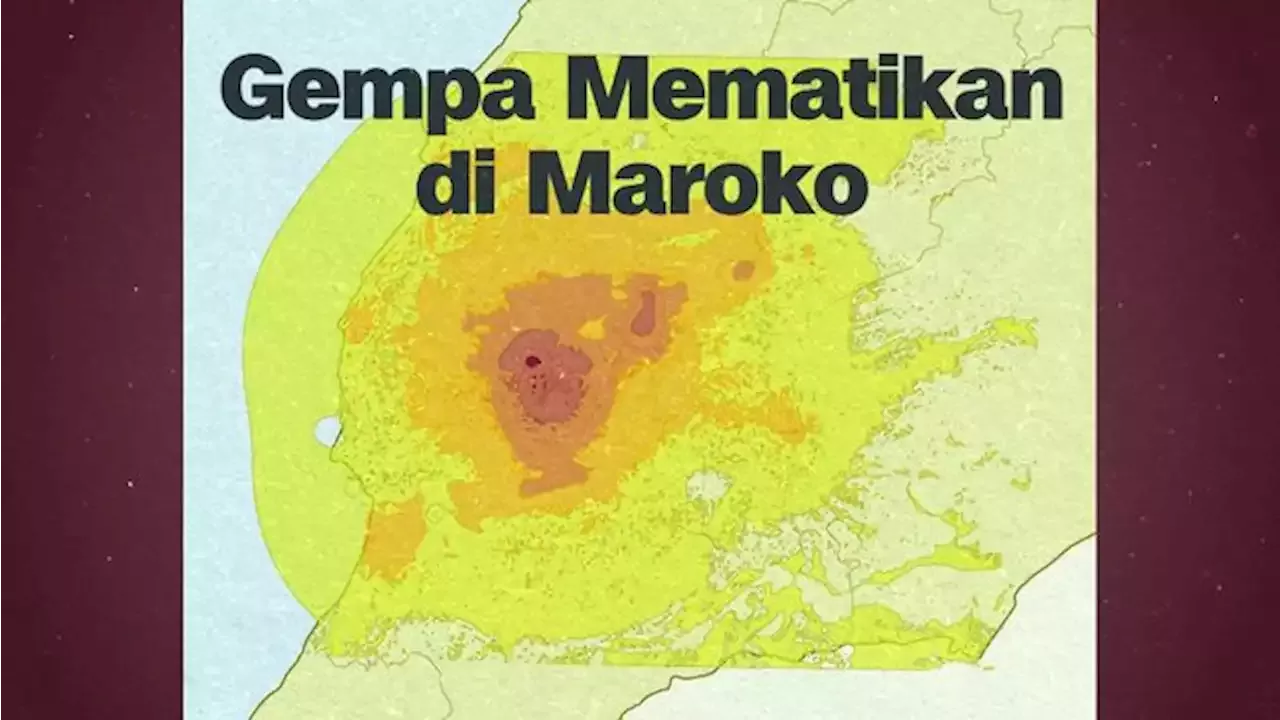 INFOGRAFIS: Fakta-fakta Gempa 'Paling Mematikan' M 6,8 Guncang Maroko