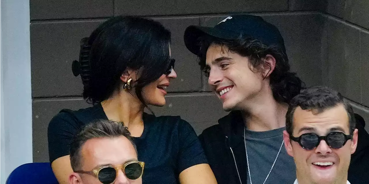 Kylie Jenner e Timothée Chalamet agli US Open