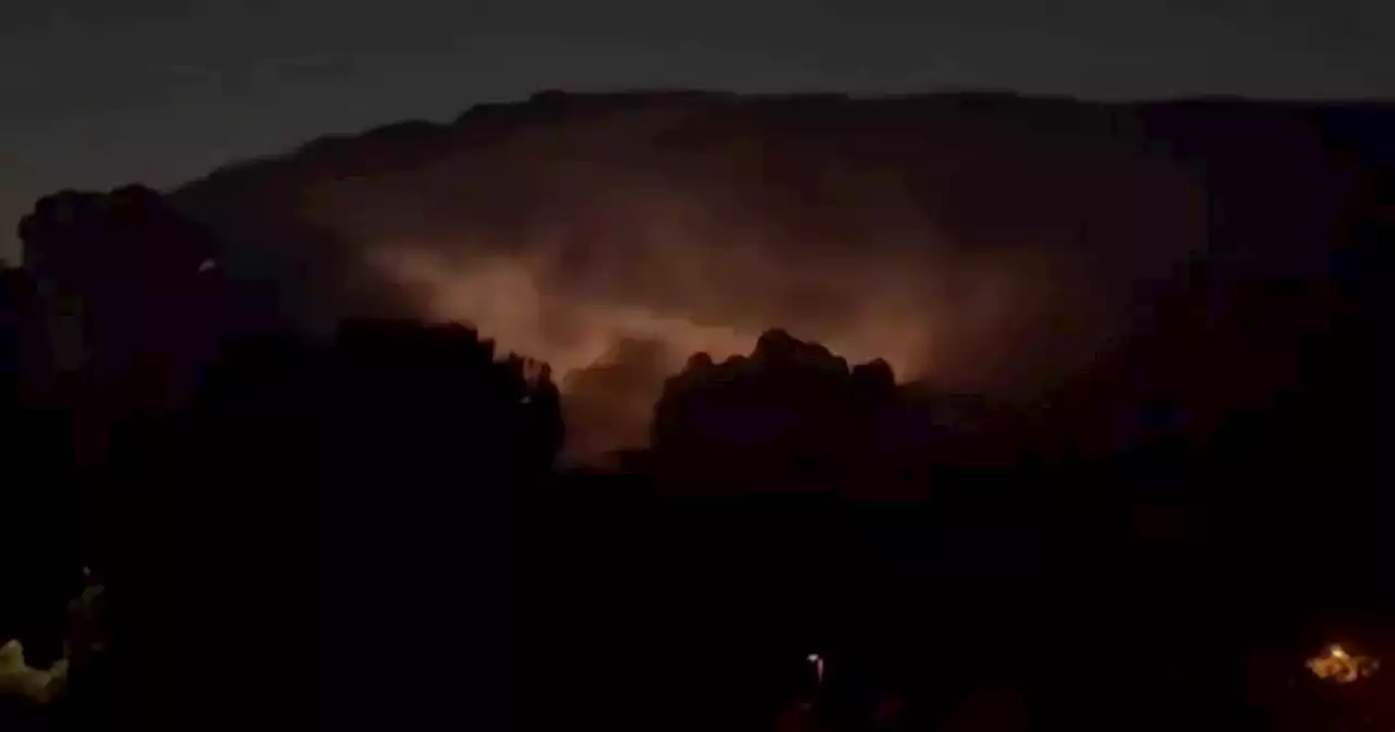 Huge cloud flashing with lightning 'like an alien invasion or Lord of the Rings'