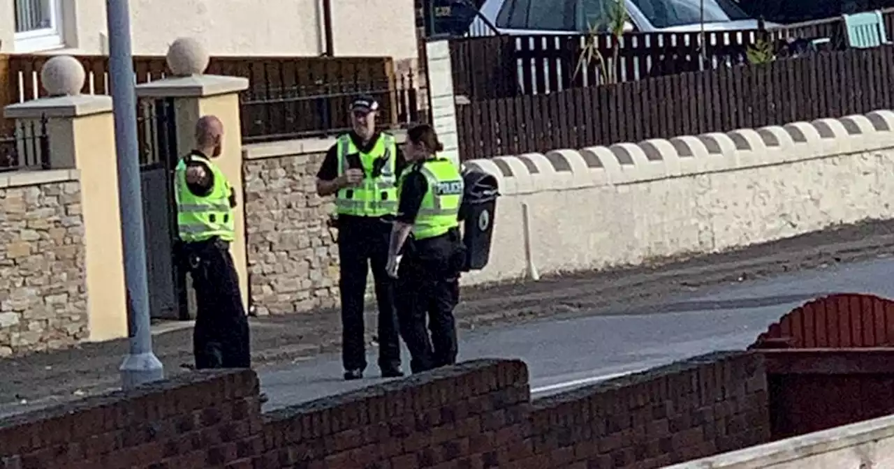 'Stabbing' in Scots town as police race to scene and man rushed to hospital