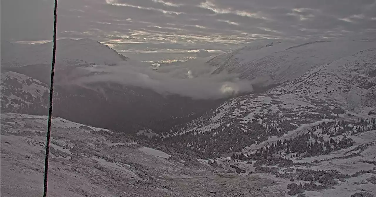 Trail Ridge Road temporarily closes as light snow hits Colorado's high country