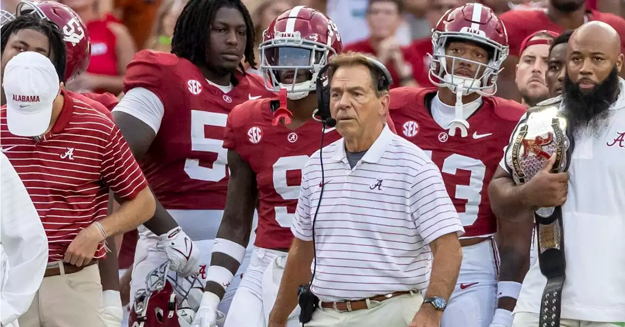 Alabama coach Nick Saban would be ‘shocked’ if Tide don’t regroup