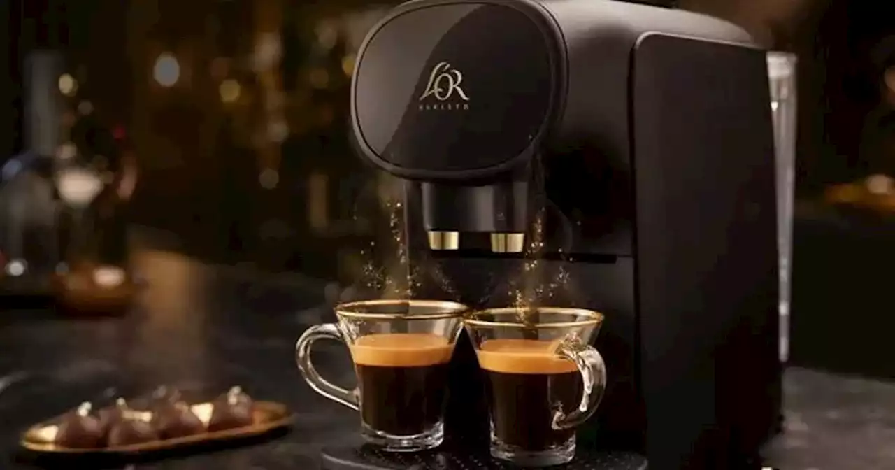 L'OR giving away free coffee machines with every £59 pod purchase