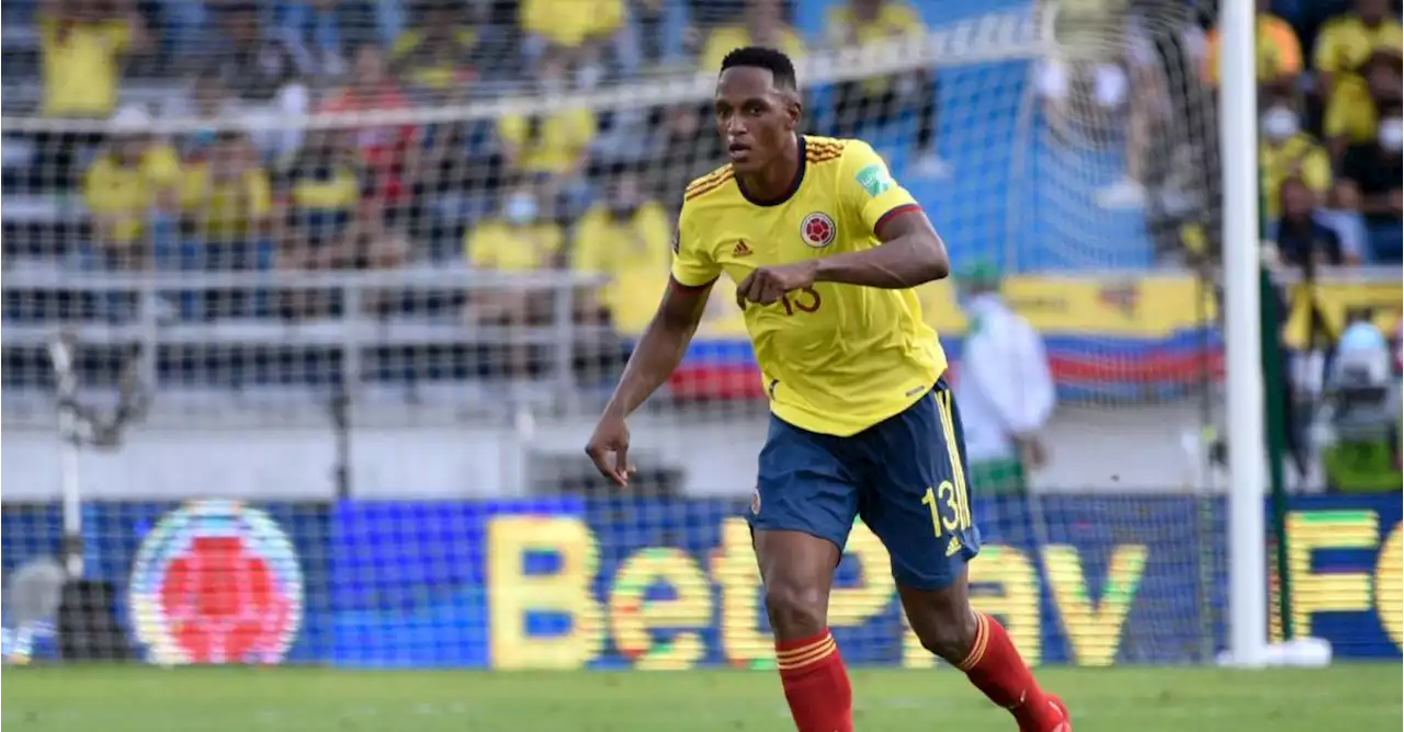 Yerry Mina hace parte del once ideal que eligió Sofascore en el arranque de la Eliminatoria