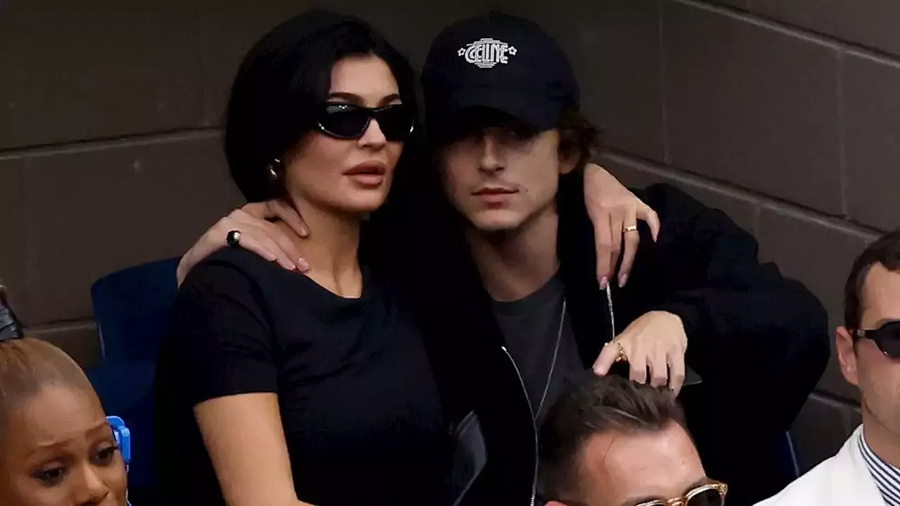 Kylie Jenner And Timothée Chalamet Kiss At The Us Open Pics 4755