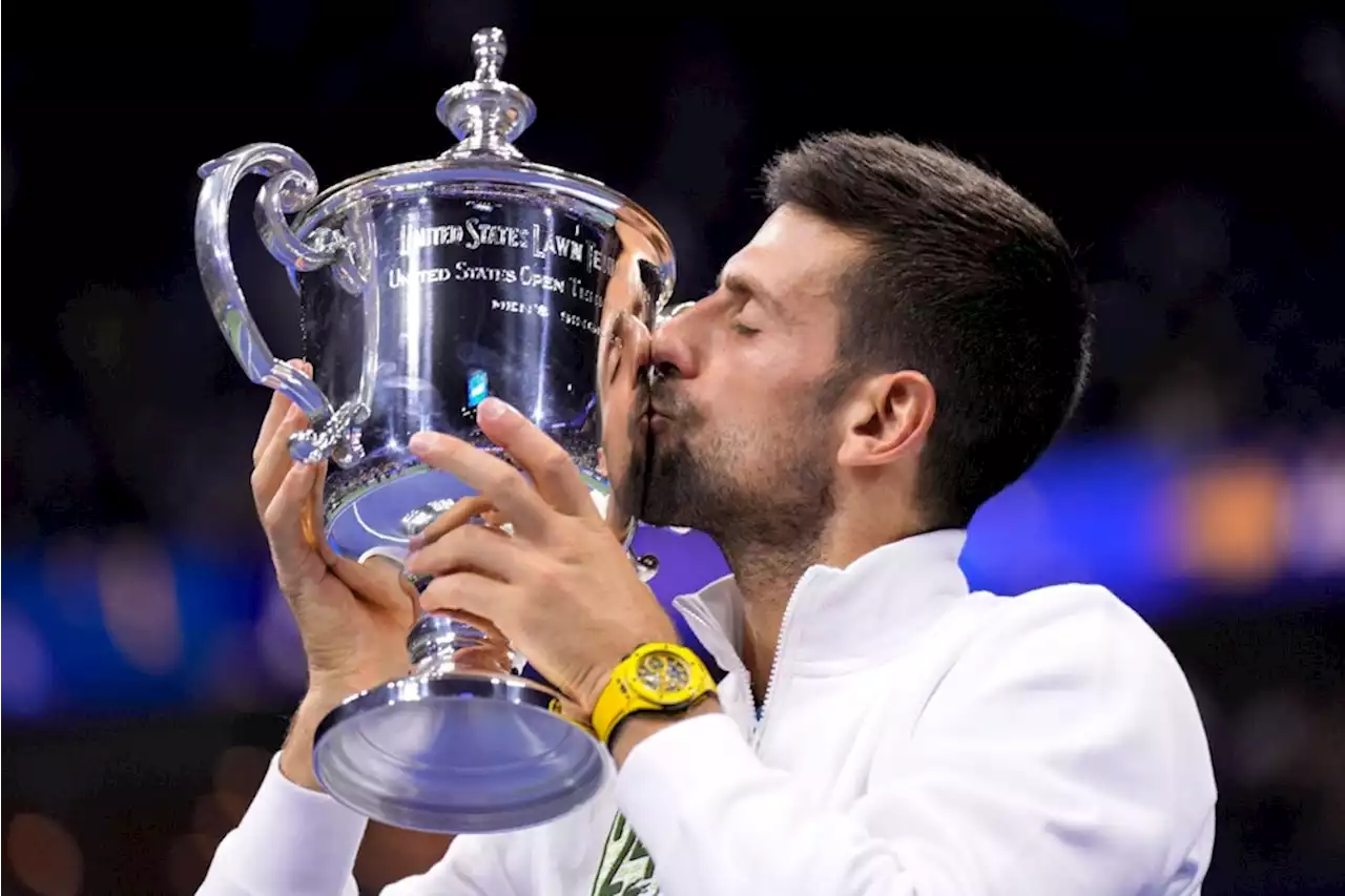 US Open: Tennis-Star Djokovic feiert historischen Triumph – und gedenkt verstorbener NBA-Ikone