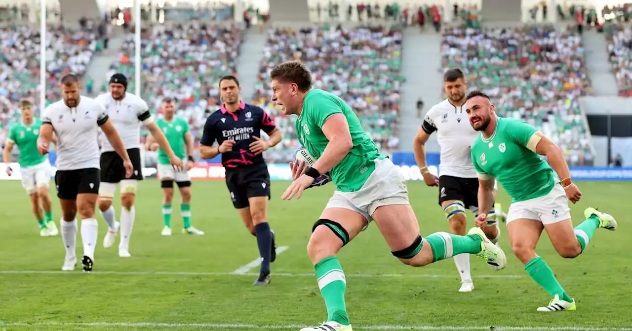 ‘I feel like I’m only scratching the surface’ - Joe McCarthy on his impressive Rugby World Cup bow