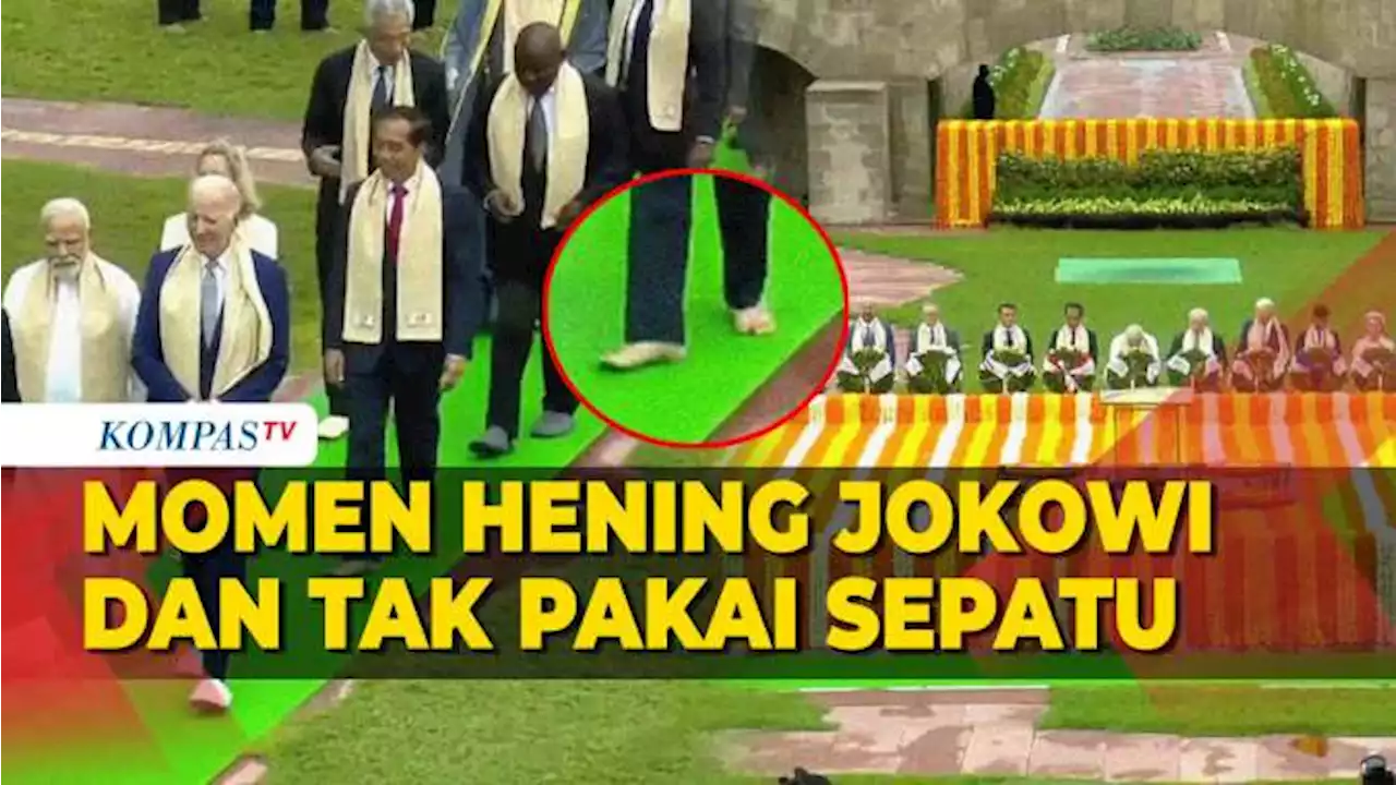 Momen Jokowi dan Kepala Negara G20 Buat Momen Hening Beri Penghormatan Mahatma Gandhi