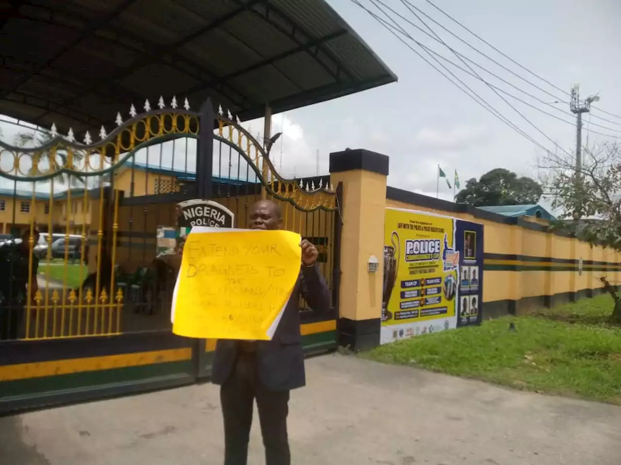 Activist Stages One-man Protest Over Killing Of Rivers DPO