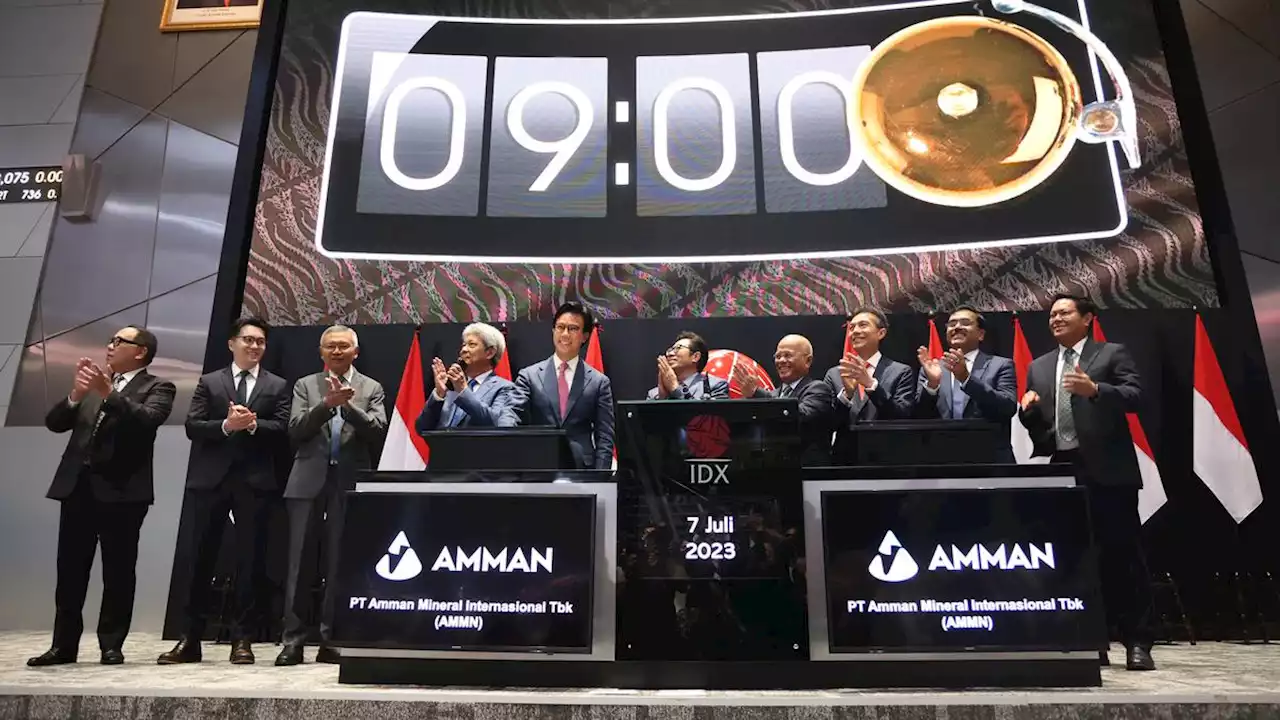 Harga Saham AMMN Melonjak, Kapitalisasi Pasar Masuk 5 Besar di BEI