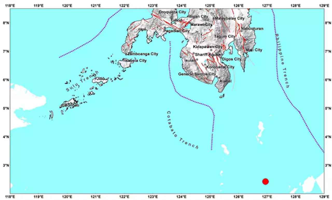 Magnitude-4.6 quake jolts Davao Occidental