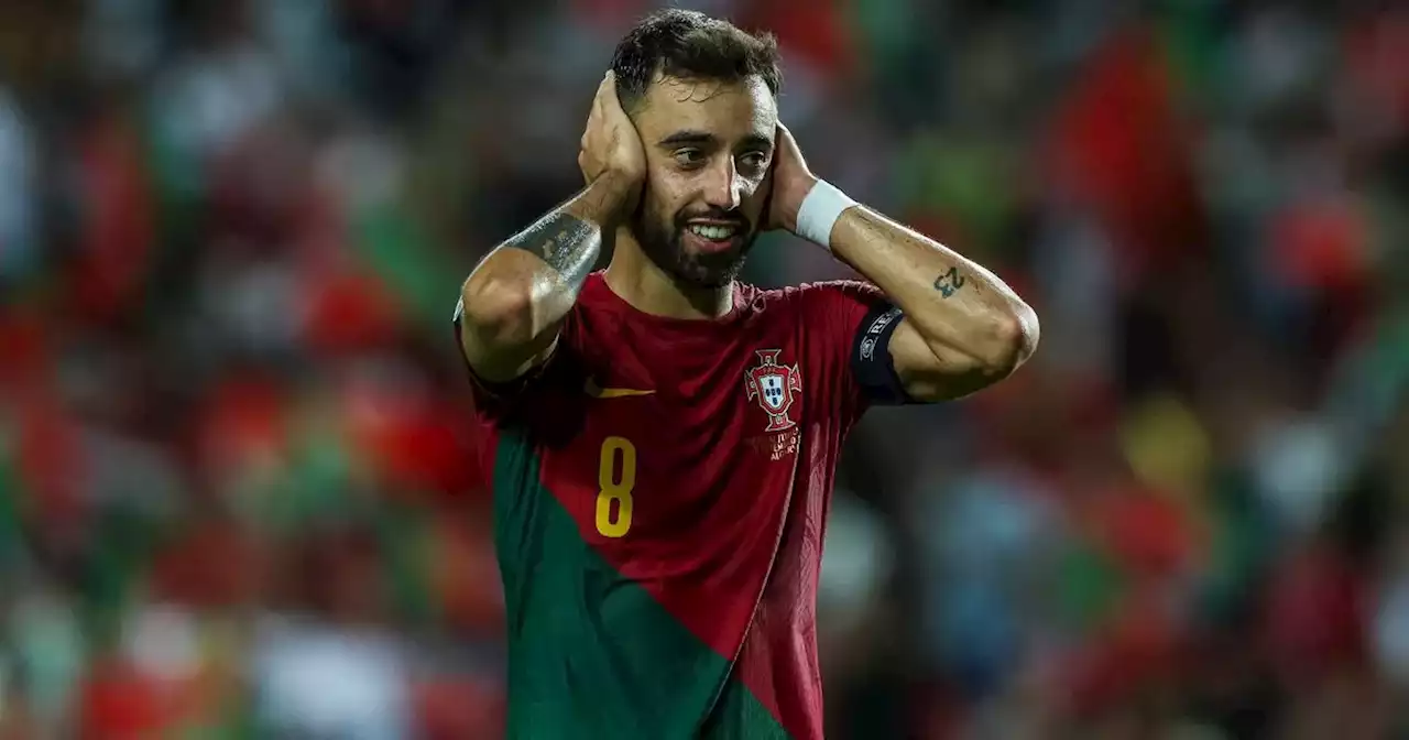 Man Utd fans make same Hojlund point after Fernandes moment for Portugal