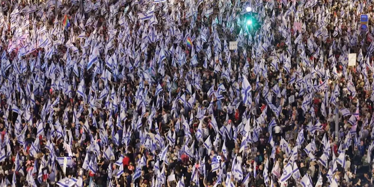 Hunderte protestieren in Israel vor Haus von Justizminister