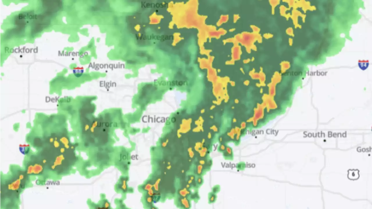 Chicago radar: Track rain, thundershowers as heavy rain falls across area