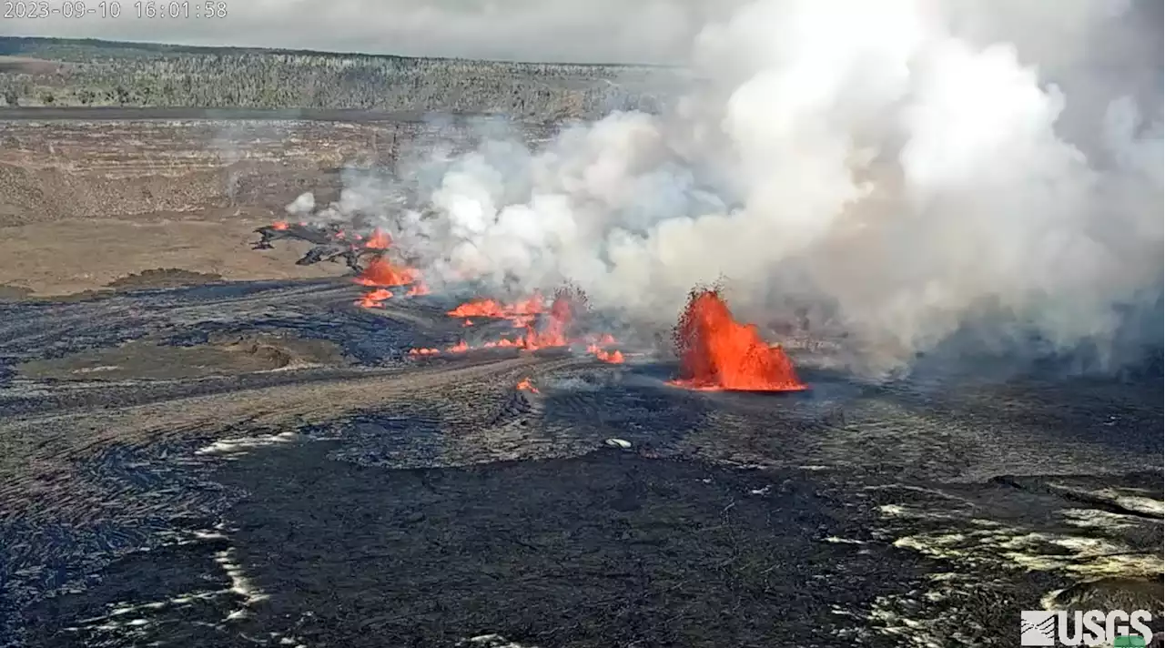 Hawaii volcano Kilauea erupts after nearly two months of quiet