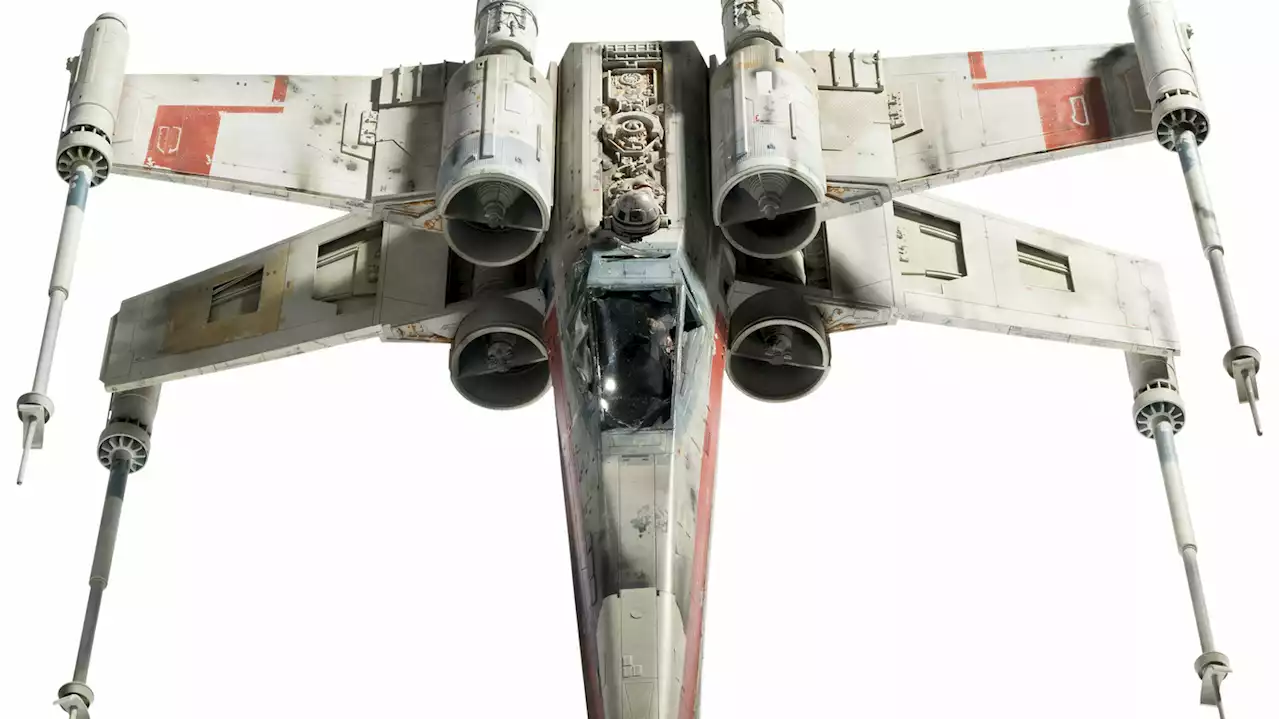 'Star Wars' Red Leader X-wing model heads a cargo bay's worth of props at auction