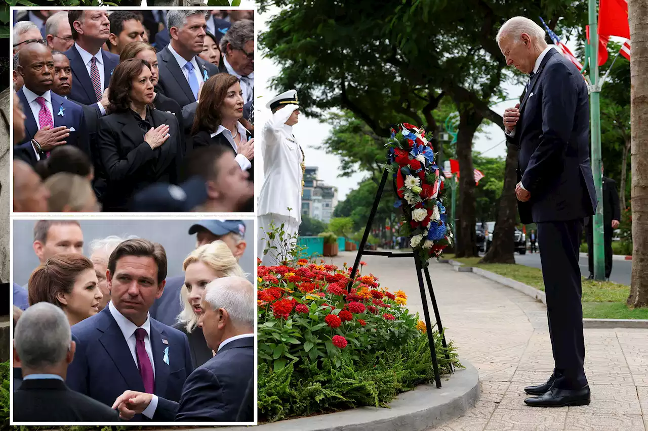 Biden spends 9/11 in Alaska as VP Harris heads to Ground Zero in NYC