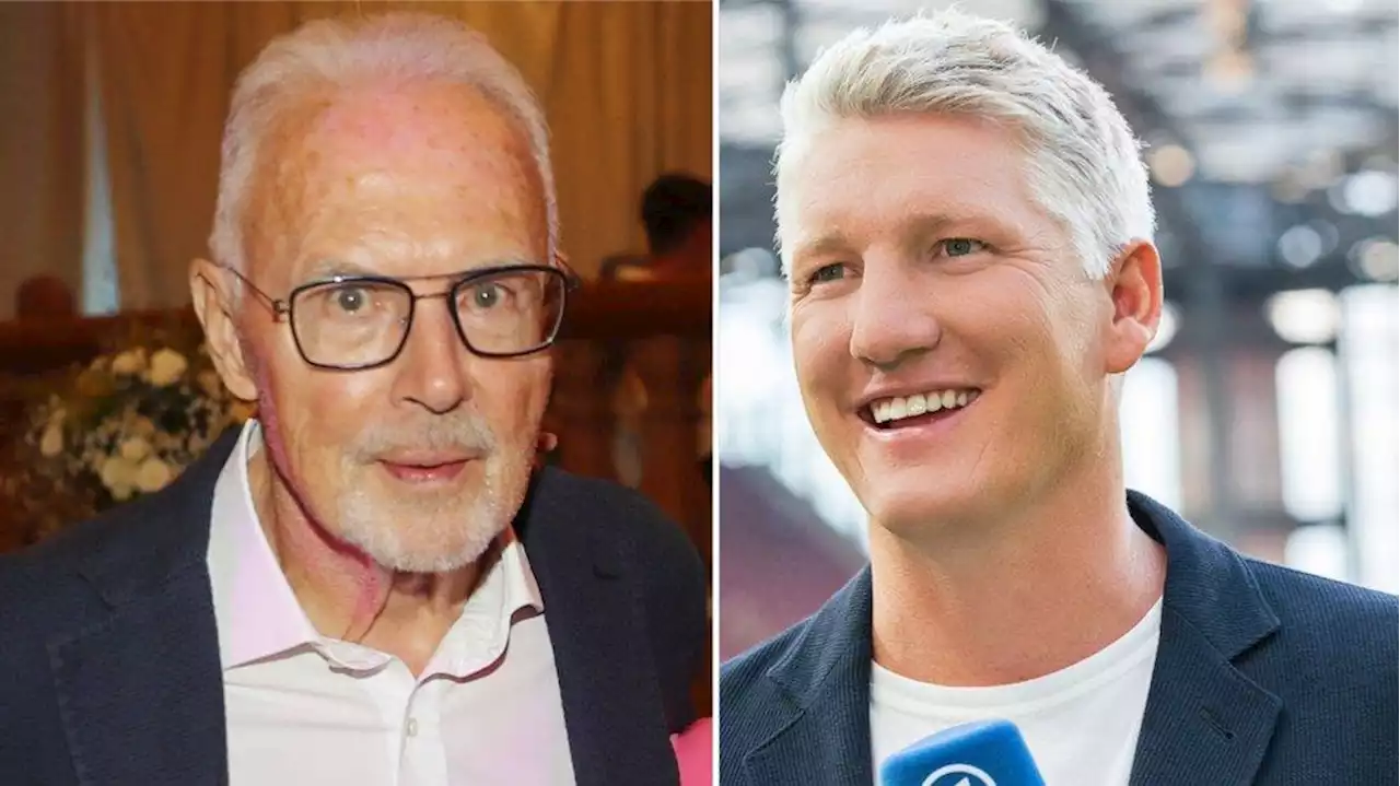 Bastian Schweinsteiger gratuliert Franz Beckenbauer zum Geburtstag