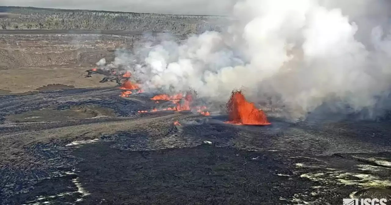 Hawaii volcano Kilauea erupts after nearly two months of quiet