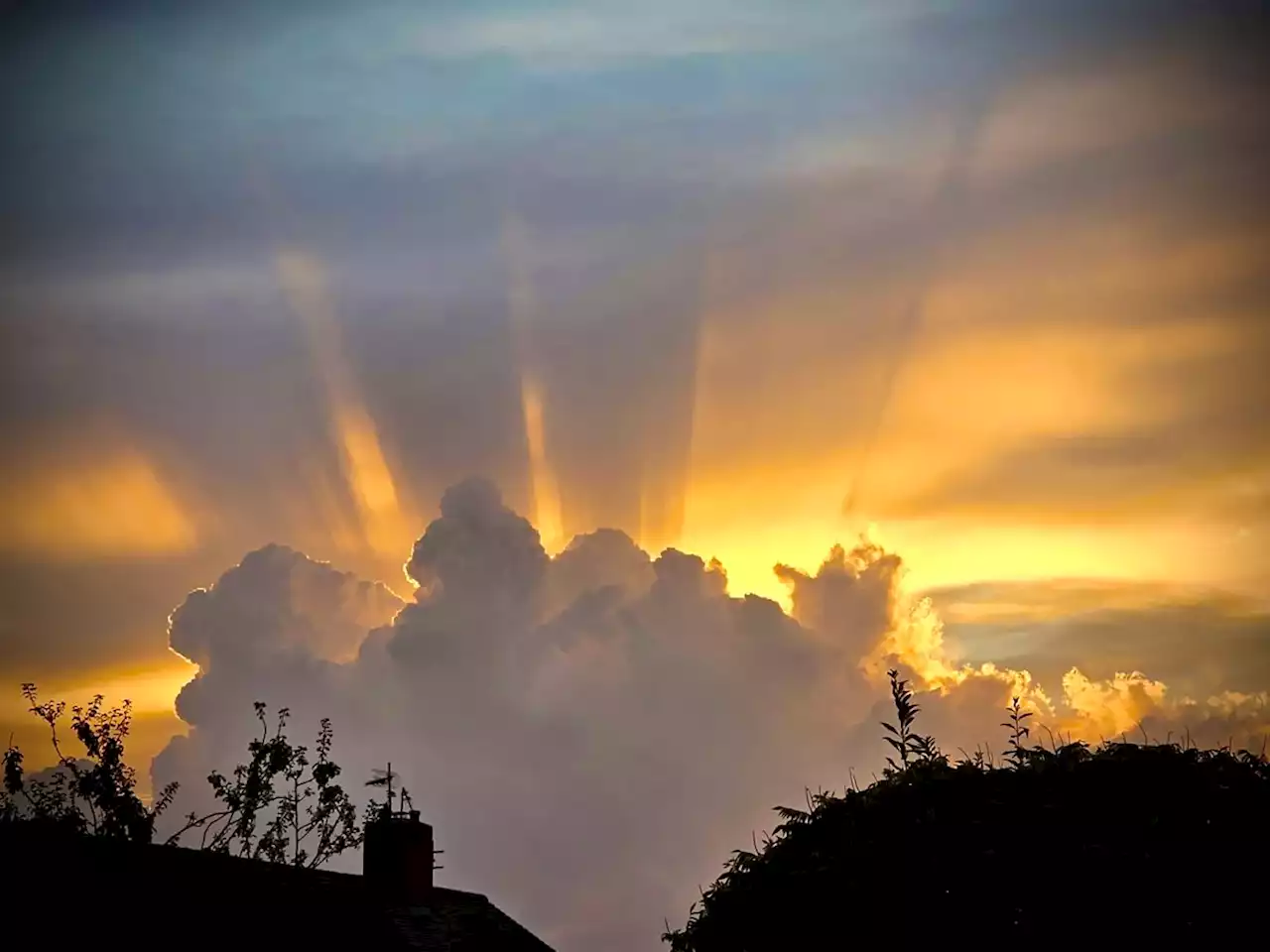 Spectacular lightning show and patchy rain breaks Shropshire's September heatwave