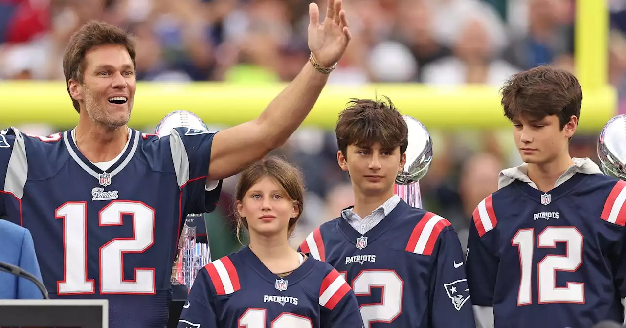 Tom Brady Shares Photos With All 3 Children at Patriots Home Opener