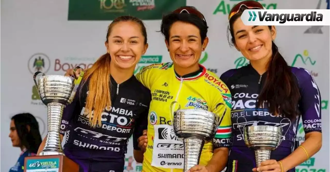 Orgullo de la tierra: Ana Cristina Sanabria completó cuatro títulos en la Vuelta a Boyacá Femenina