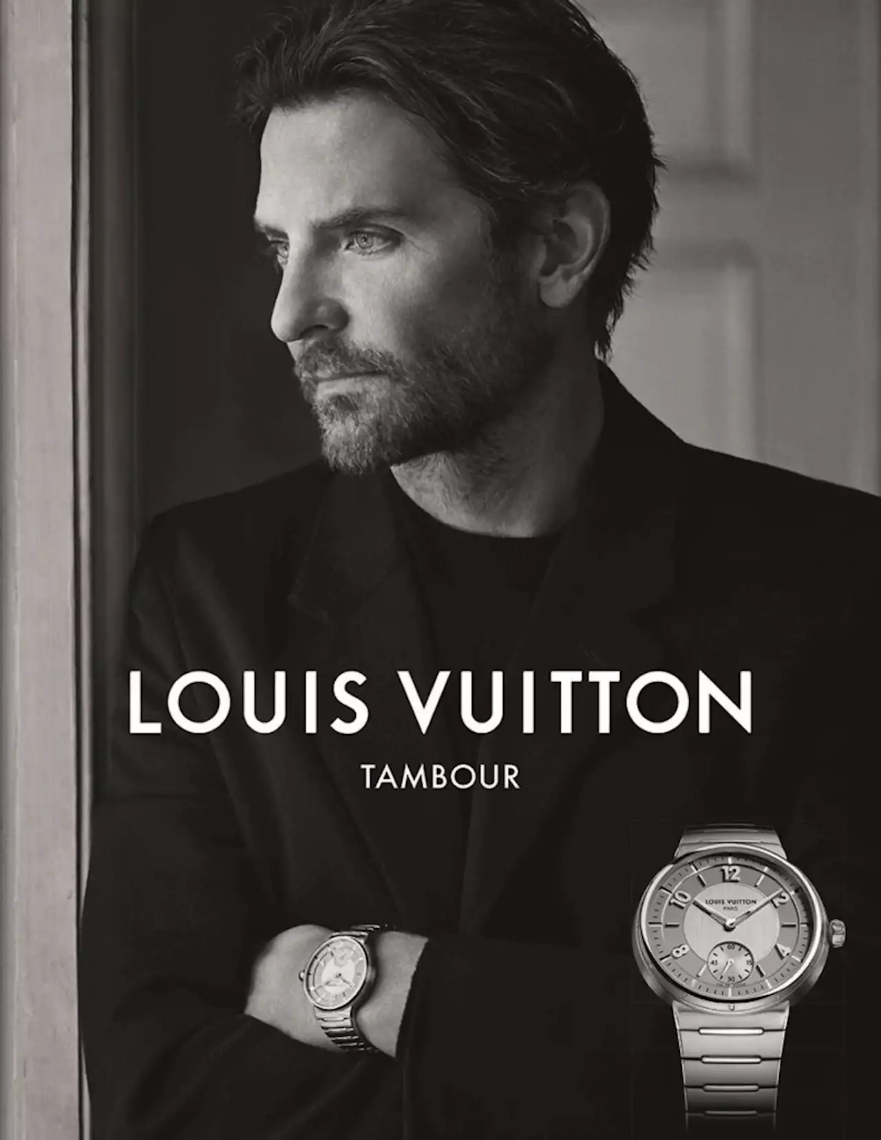 Mario Sorrenti Captures Bradley Cooper For Louis Vuitton's New Tambour Watch Campaign