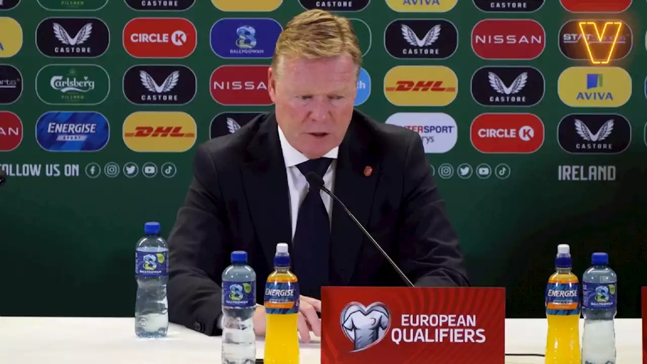 Koeman ontwijkt zeer indringende vraag van Noa Vahle over basisklant Oranje