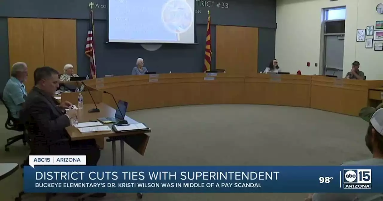 Board cuts ties with Buckeye ESD superintendent amid money scandal