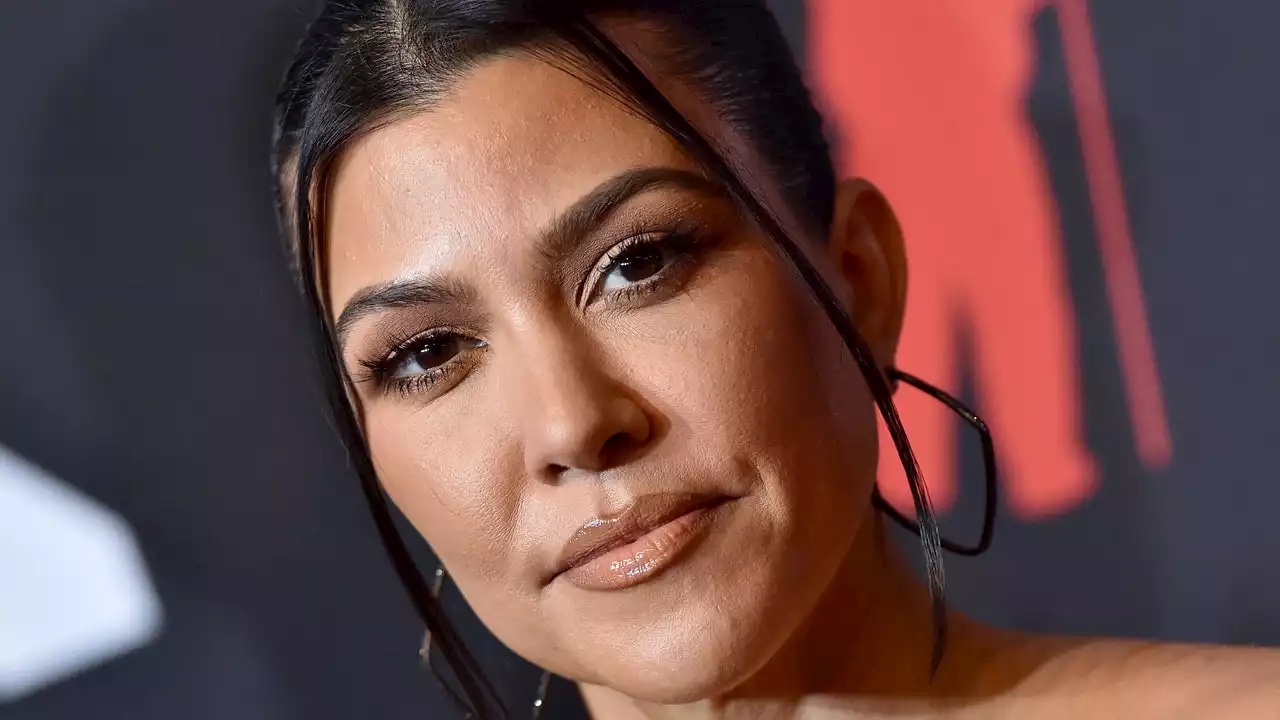 Kourtney Kardashian's 'Vampy Violet' Nails Could Not Be More On-Brand