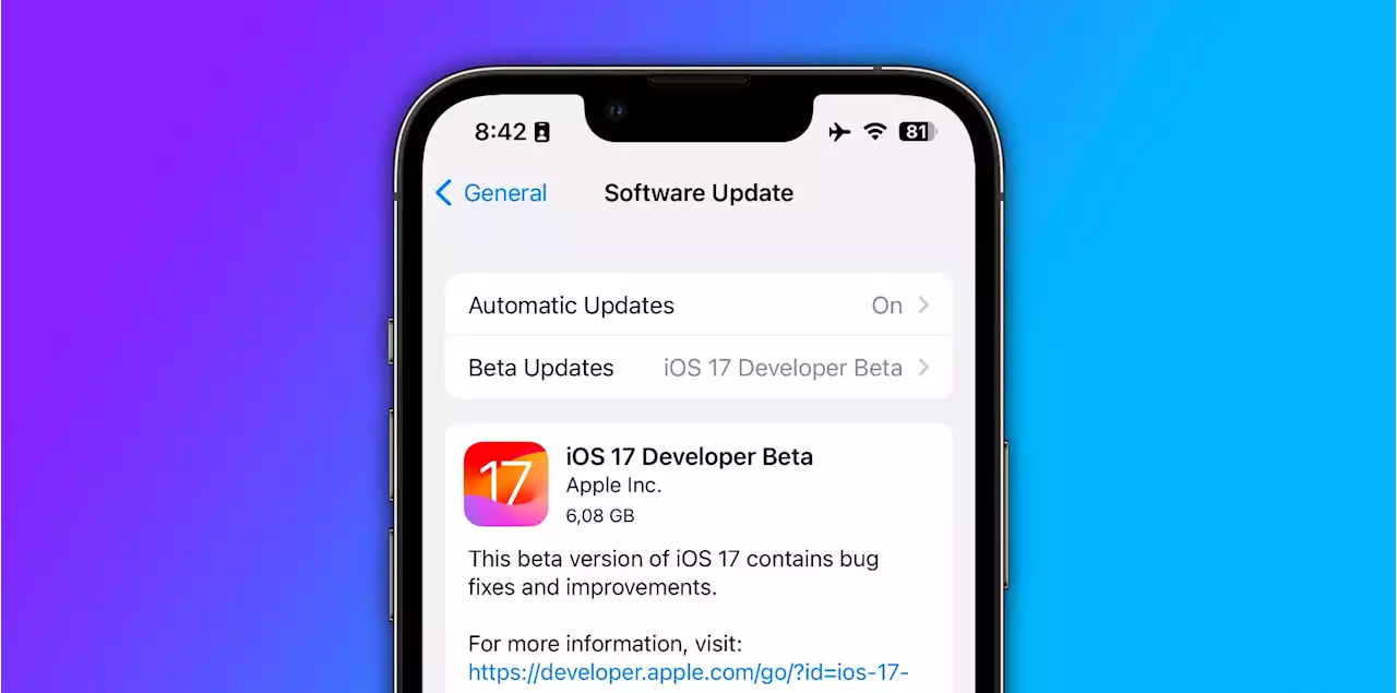 iOS 17 RC now available to developers after two months of beta testing