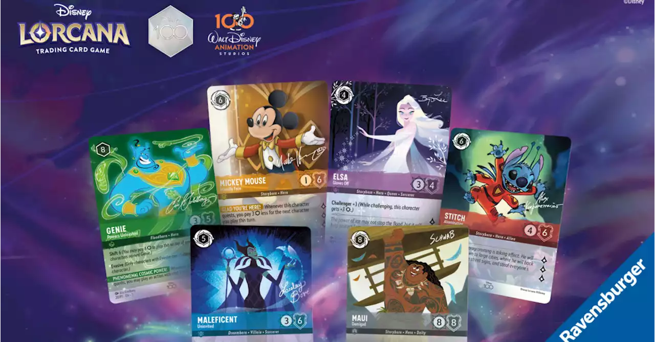 Disney Lorcana Gets Special Disney100 Collection Set for December