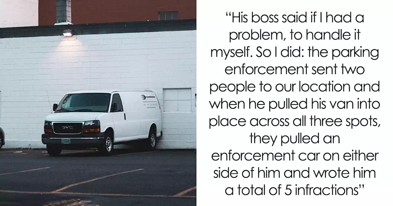Worker Maliciously Complies With Suggestion To Deal With Delivery Driver Who Hogs The Handicap Spot