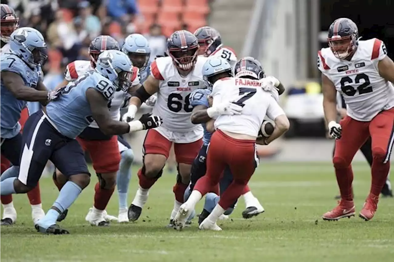 Toronto Argonauts look to cement first in East with road win over Alouettes