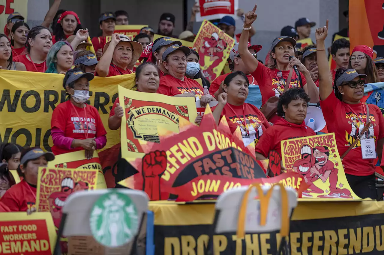 Last-minute deal: Wage hike for fast food workers, no ballot measure in 2024