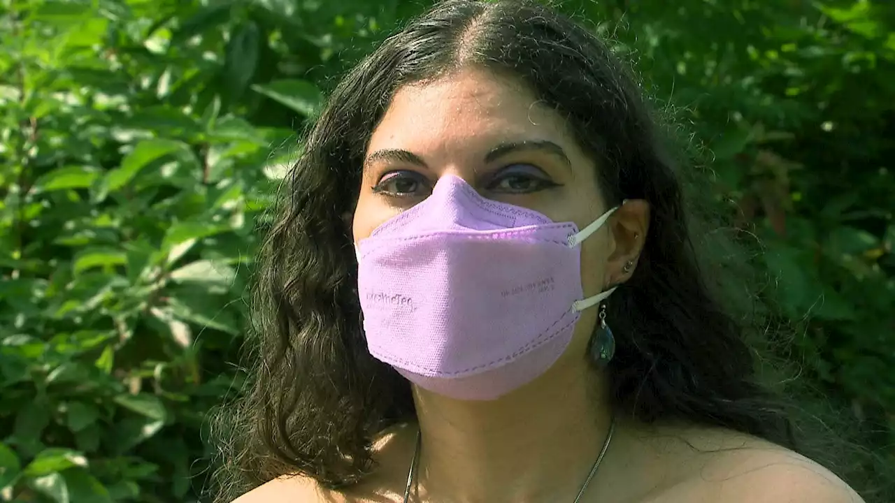 She says her boss told her she can’t wear a mask, so she quit