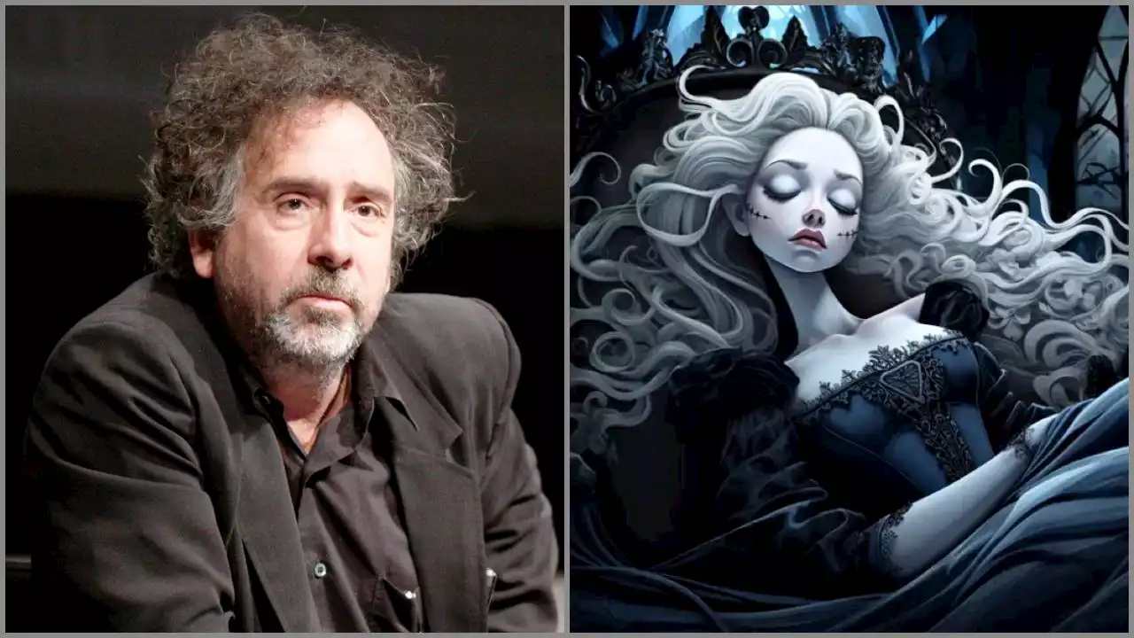 Tim Burton inorridito dalle fiabe Disney rifatte dall'IA col suo stile