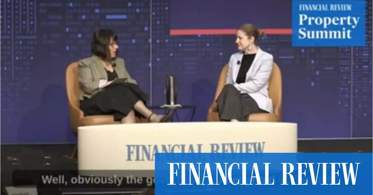 Financial Review Property Summit - Jennifer Hewett and Housing Minister Julie Collins