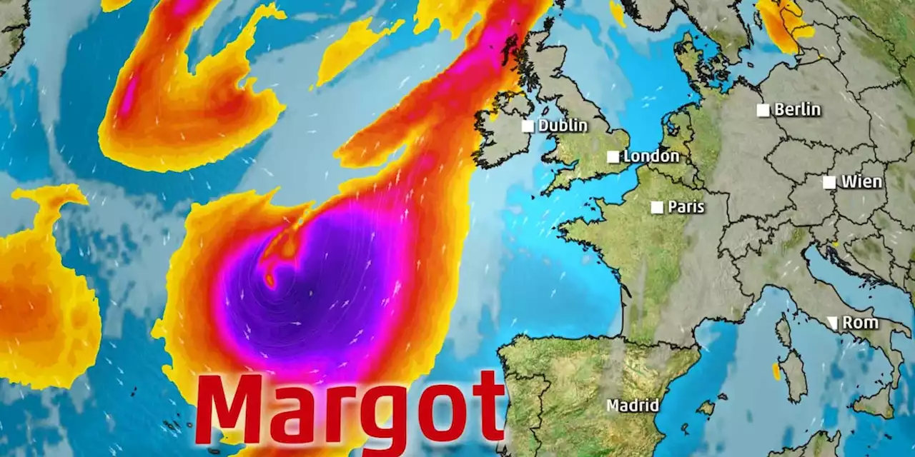 Jetstream katapultiert Hurrikan Margot in Richtung Europa