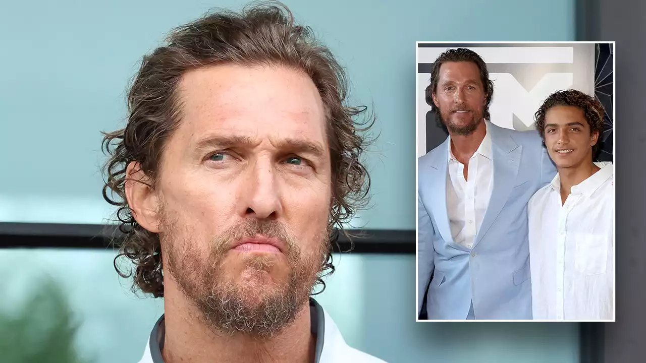 Matthew McConaughey warned teenage son of 'downfalls' and 'traps' of social media