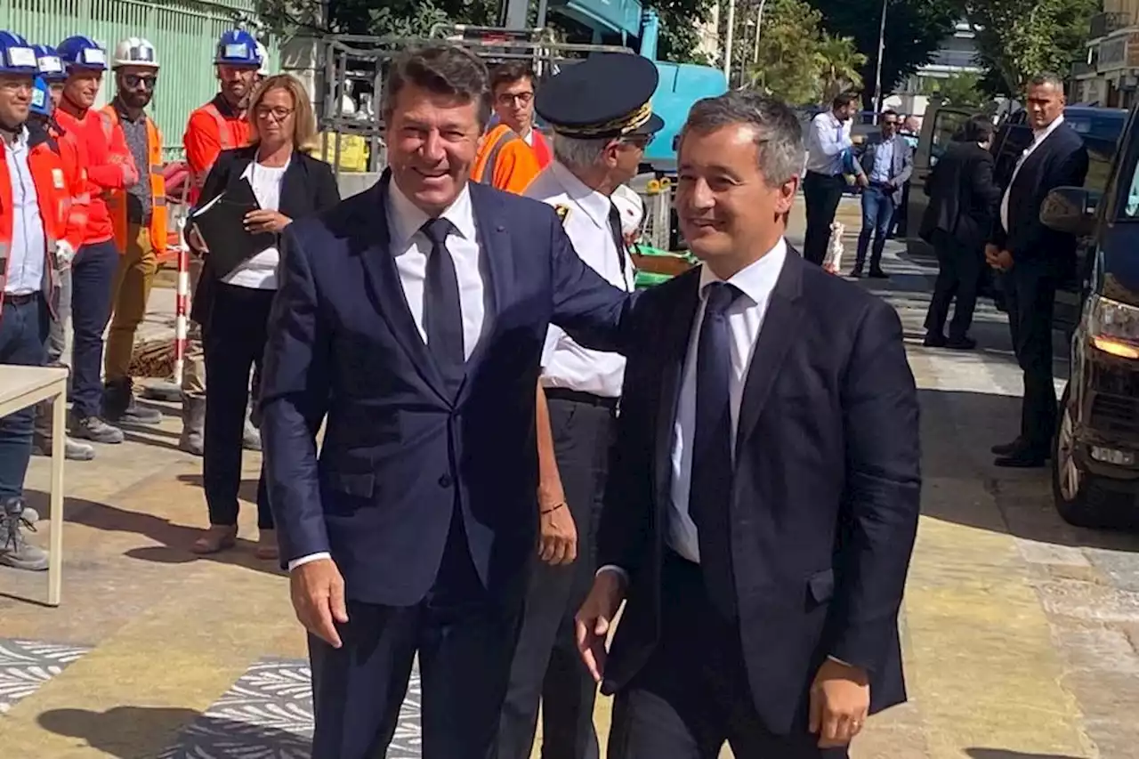 Gérald Darmanin à Nice pour une visite sur le thème de la sécurité